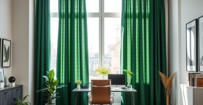 Green Blackout Curtains