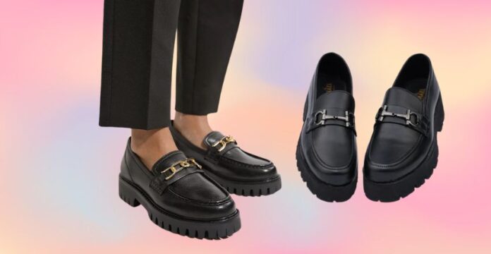 Chunky Black Loafers