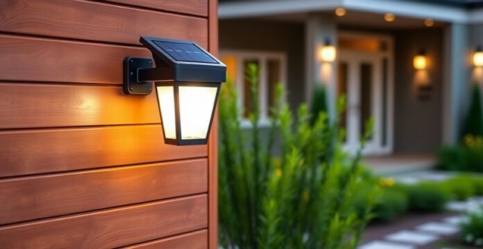 Solar Outdoor Wall Lights