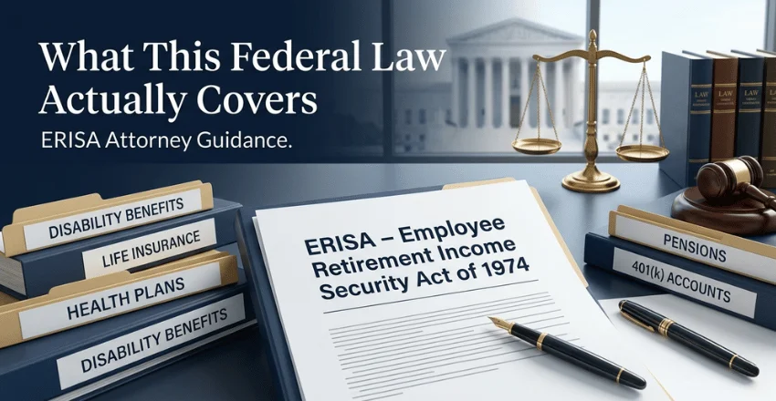 What This Federal Law Actually Covers: ERISA Attorney Guidance