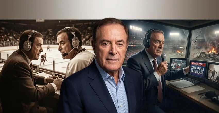 He Was Also Broadcasting During the 1989 World Series Earthquake